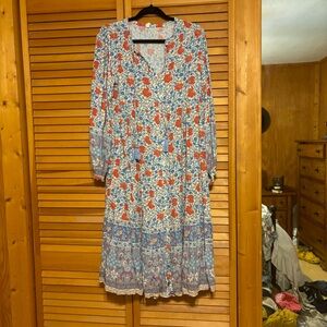 Spell & the Gypsy Collective village button down dress size large